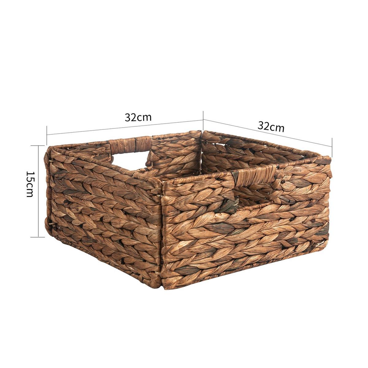 AUFBEWAHRUNGSKÖRBE LANZI 2er-Set braun - Braun, Naturmaterialen (32/15/32cm) - IDIMEX