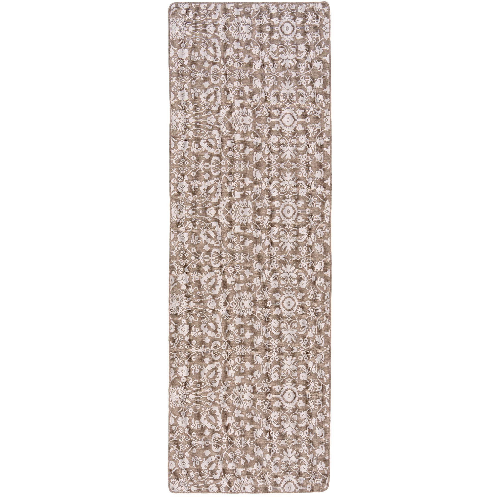 IN- UND OUTDOOR TEPPICH LÄUFER BEIDSEITIG NEWPORT - Beige, Textil (80/240cm) - Snapstyle