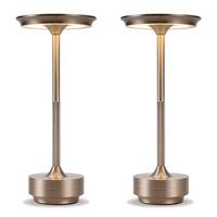 LED TISCHLAMPE Atticus 12.8/12.8/27 cm - Silberfarben, Kunststoff/Metall (12.8/12.8/27cm) - ZMH
