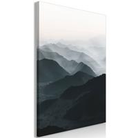 KUNSTDRUCK Grün 80/120 cm - Grau/Grün, Textil (80/120cm) - KUNSTLOFT
