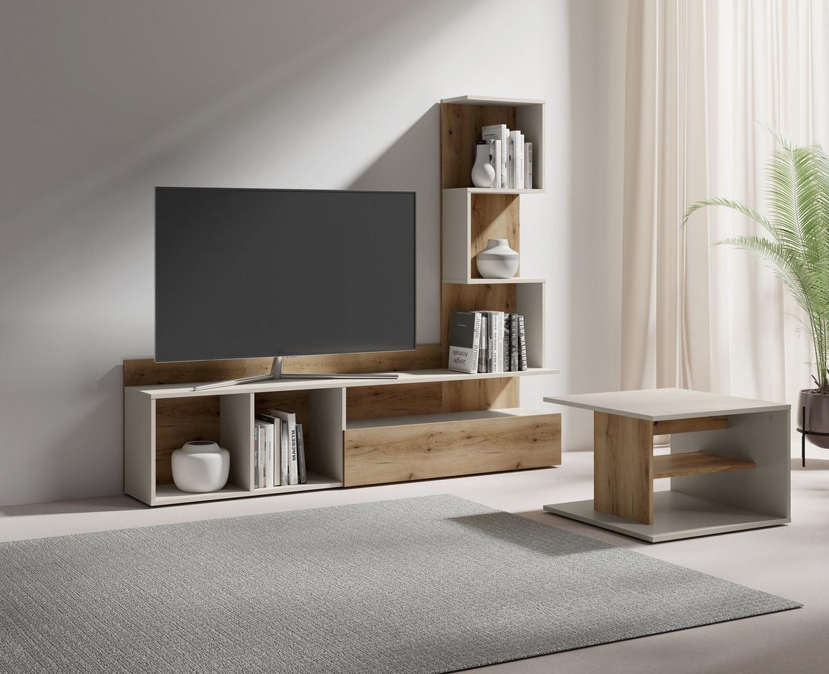 COUCHTISCH Kaschmirbeige 60/40,9/60 - Kaschmir, Holzwerkstoff (60/60/41cm) - RAUMHIRSCH FURNITURE
