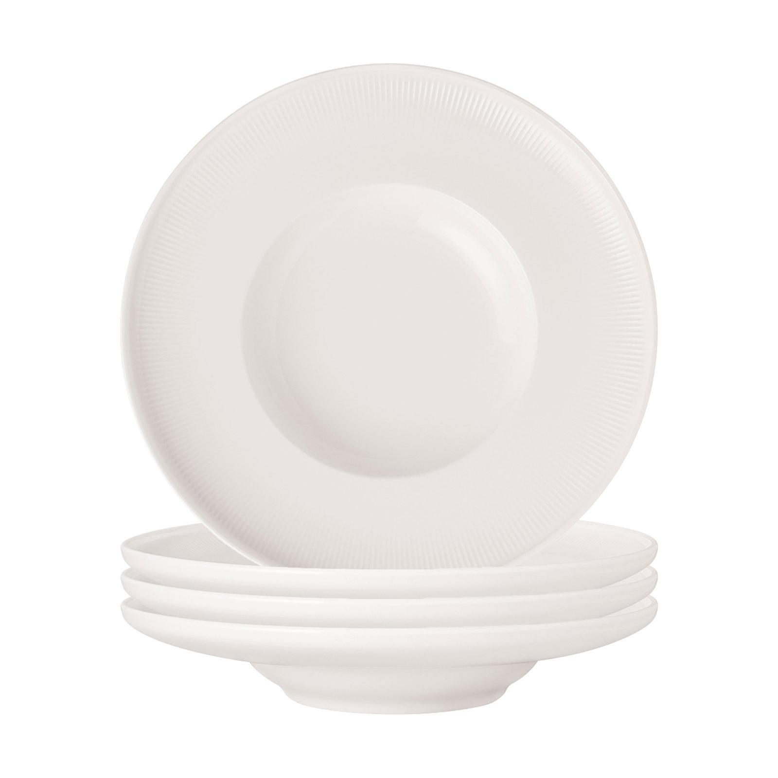 PASTATELLER Afina weiß ø 29 cm 4er Set - Weiß, Keramik (29cm) - Villeroy & Boch