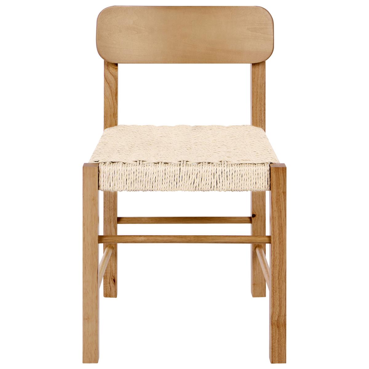 ESSZIMMERSTUHL 2er-Set Holz Braun Allos - Braun, Holz (45/76/47cm) - Beliani