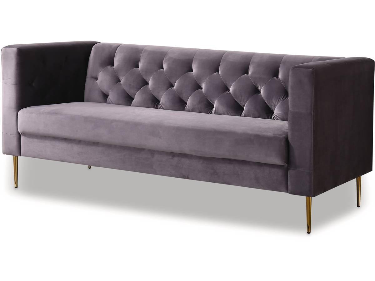 EINZELSOFA bruce Grau - Grau, Textil (76/82/196cm) - Habitat Garten