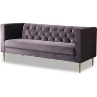 EINZELSOFA bruce Grau - Grau, Textil (76/82/196cm) - Habitat Garten