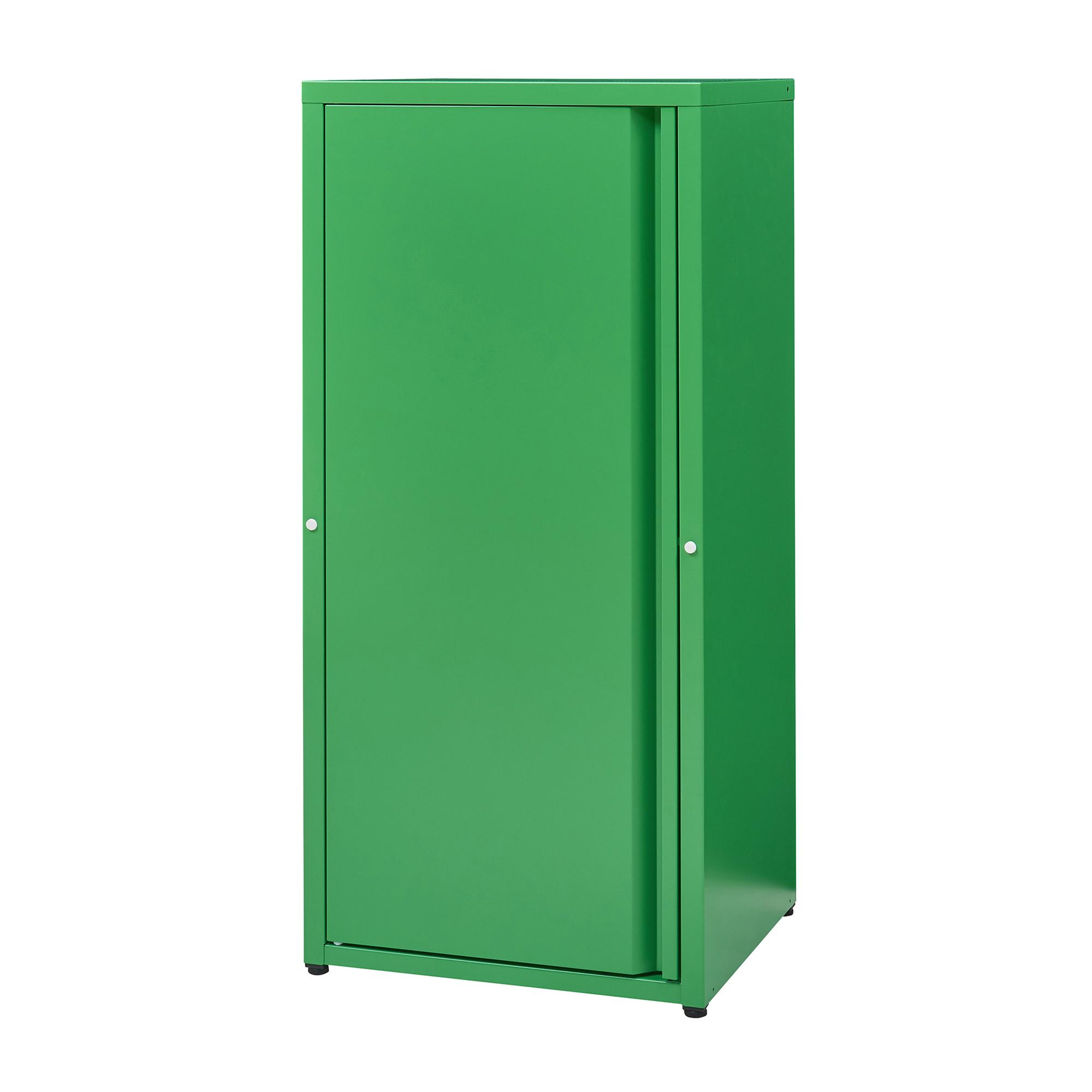 AKTENSCHRANK Burlöv - Grün, Metall (40/88/35cm) - [en.casa]