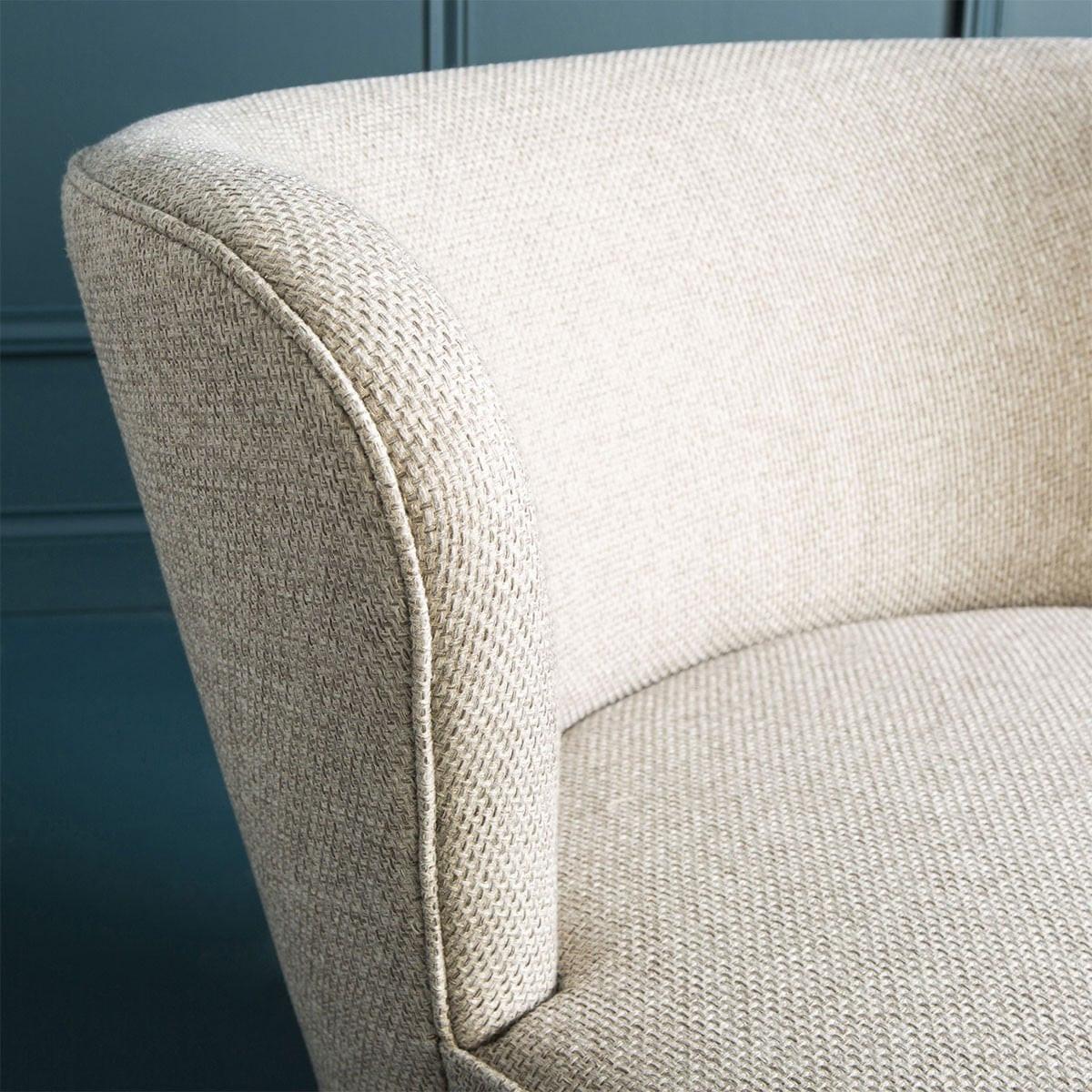 DREHBARER Sessel aus Leinenstoff Barnabé - Beige, Textil (74/72/78cm) - Signature