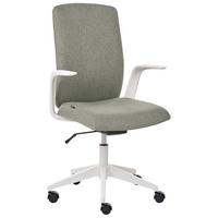 BÜROSTUHL Stoff Grün Captain - Grün, Textil (62/100/58cm) - Beliani
