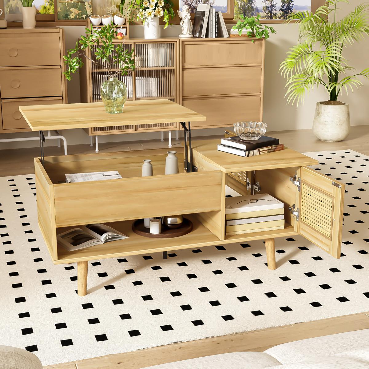COUCHTISCH Brown 109.98/59.49/15.98 cm - Braun, Holz (110/60/16cm) - Urban Meuble