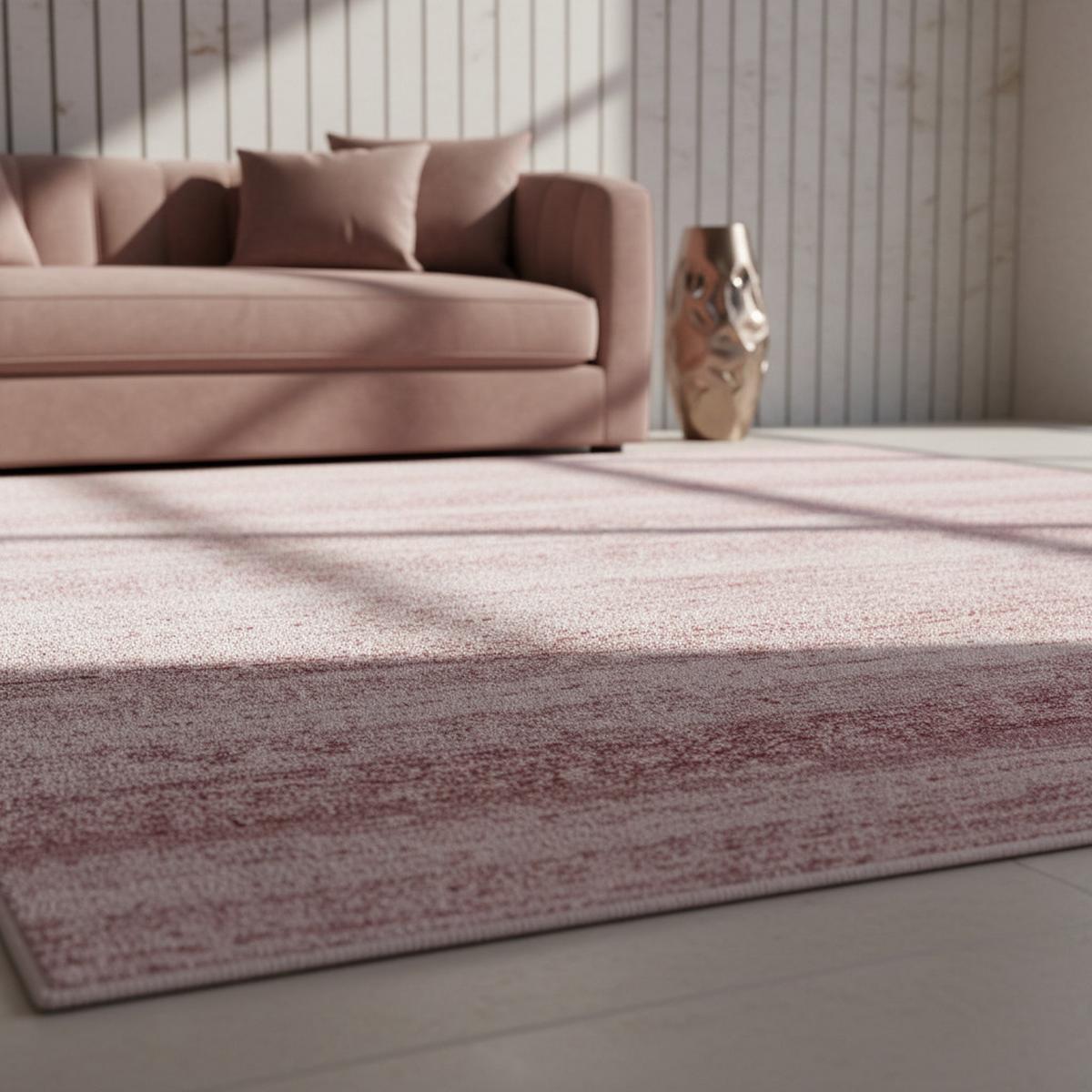 KURZFLORTEPPICH INN, einfarbig, Rosa, 240 x 340 cm - Rosa, Textil (340/240cm) - KADIMA DESIGN