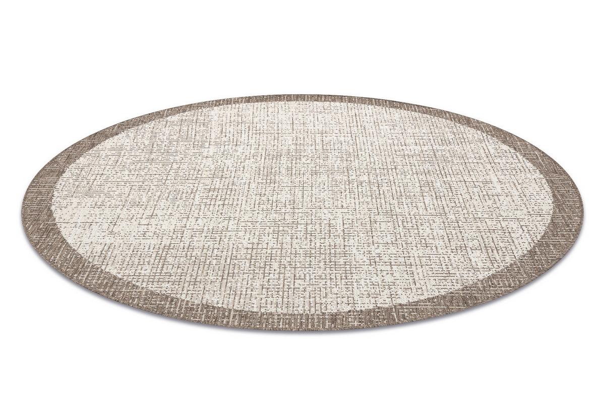 TEPPICH Floorlux 160 cm - Beige, Textil (160/160cm) - rugsX