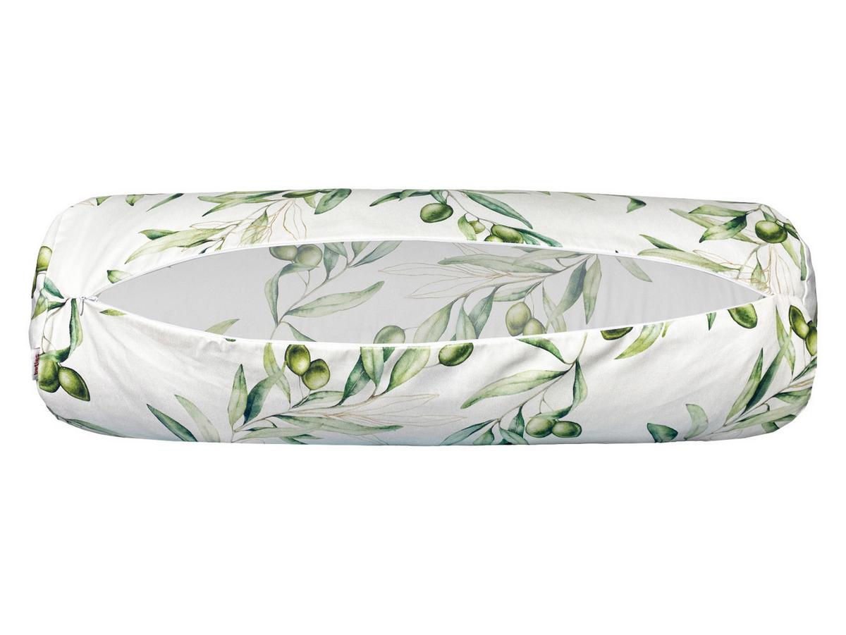 XL-ROLLENHÜLLE Italy Collection Oliven 25/70 cm - Ecru/Multicolor, Textil (25/70cm) - beties Heimtextil