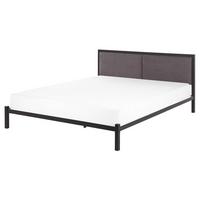 METALLBETT 160/200cm Schwarz Clamart - Schwarz, Textil/Metall (160/200cm) - Beliani
