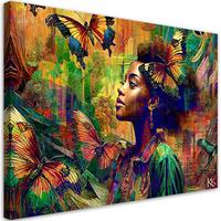 KUNSTDRUCK Lila 100/70 cm - Lila, Textil (100/70cm) - KUNSTLOFT