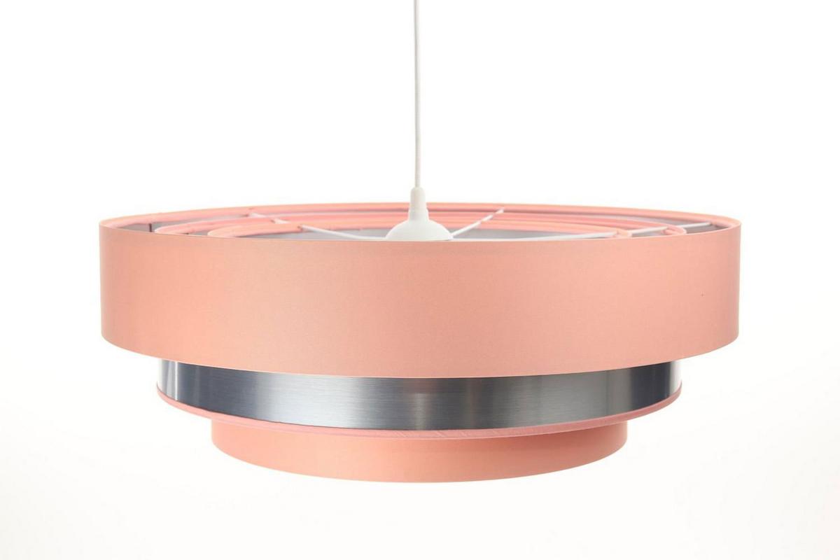 HÄNGELEUCHTE Rosa 60/20 cm - Pink, Kunststoff (60/1/20cm) - ONZENO