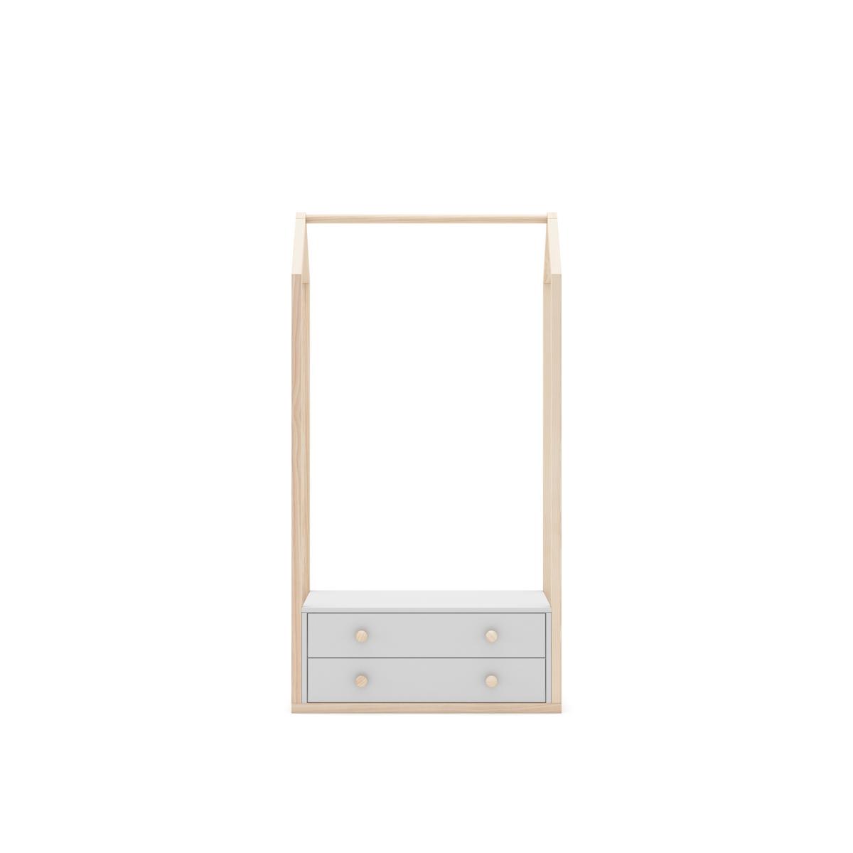 SCHRANK Esteban Beige 80/40/170 cm - Beige, Holz (40/170/80cm) - Calicosy