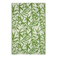 OUTDOORTEPPICH Zena, floral gemustert 150/240 cm - Grün, Kunststoff (150/240cm) - Homescapes