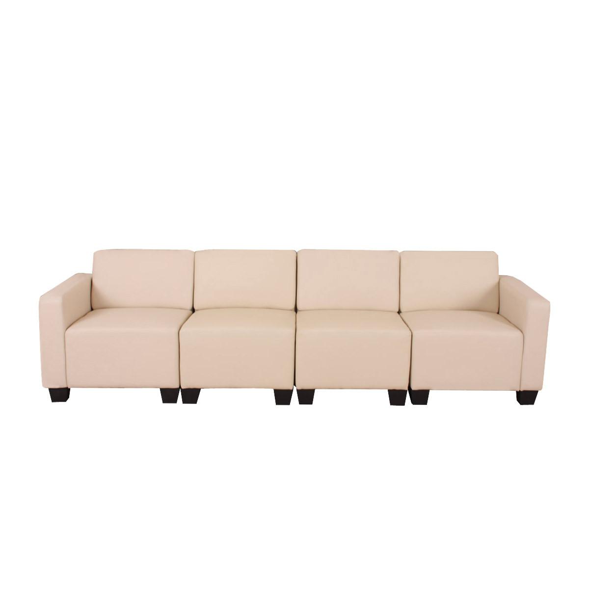4-SITZER SOFA Beige - Beige/Creme, Textil (250/76/72cm) - MCW