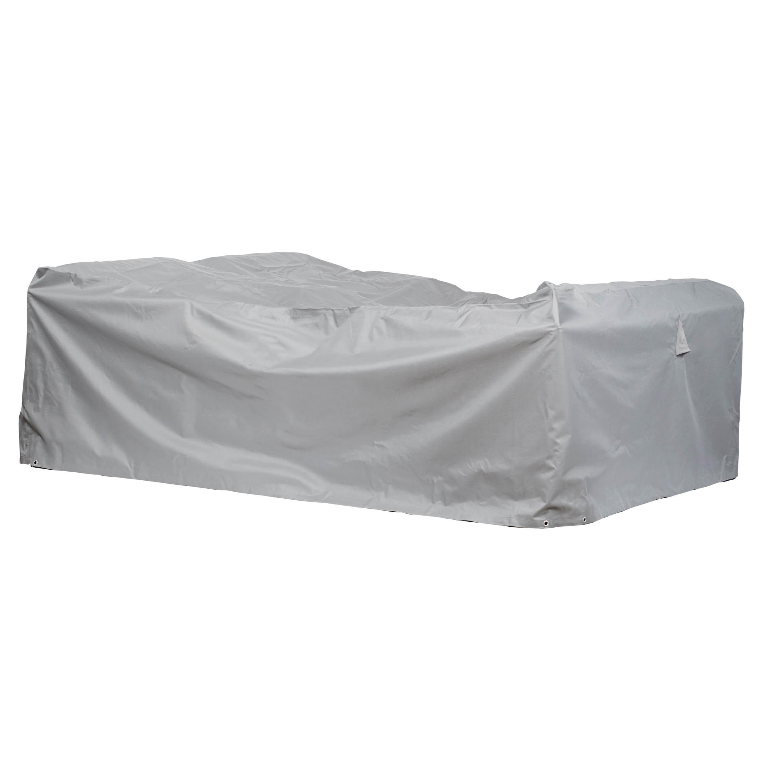 SCHUTZHÜLLE für Loungegruppe rechteckig / quadratisch SHP-60041 - Grau, Kunststoff (320/80/220cm) - mehr Garten