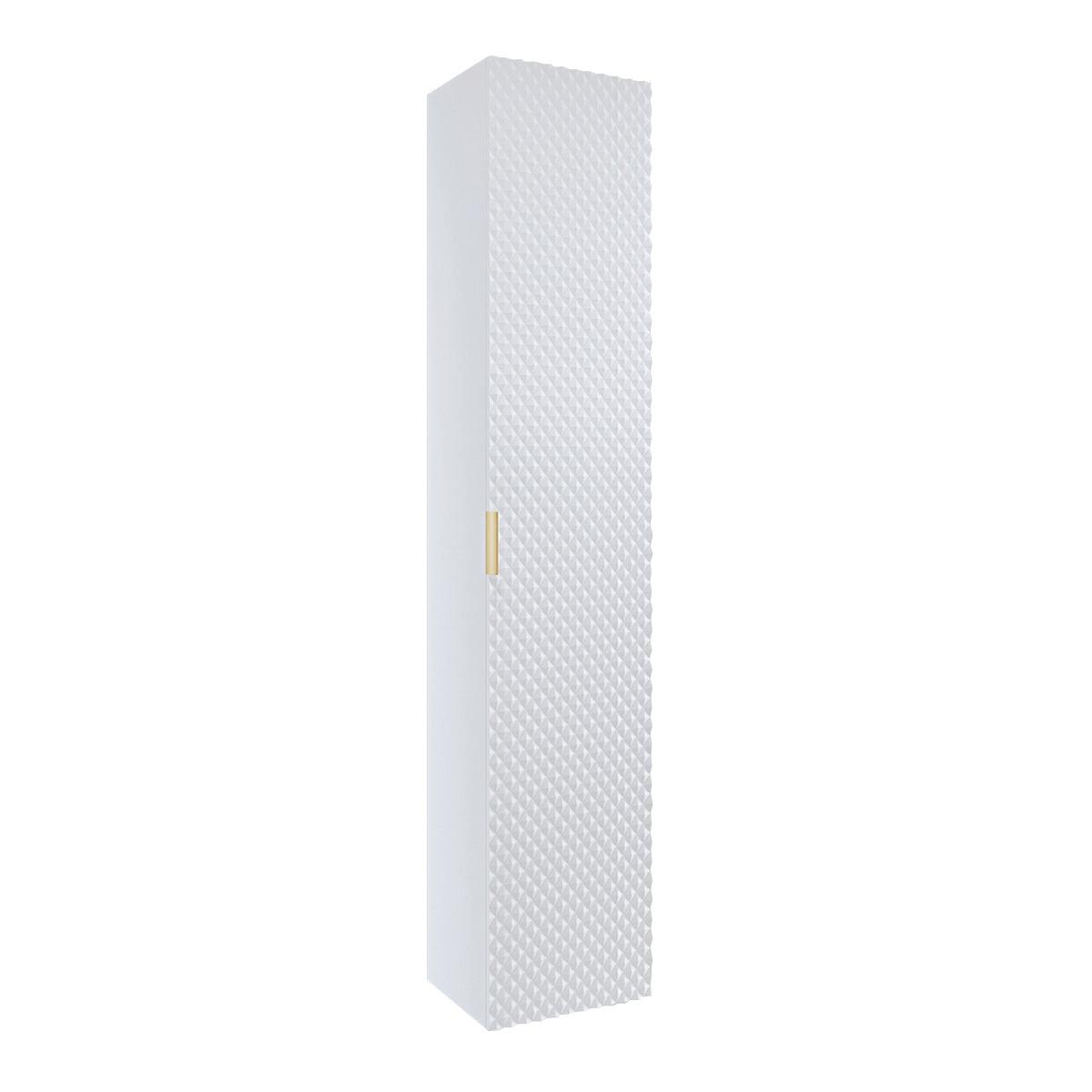 HOCHSCHRANK Cléa Weiß - Weiß, Holzwerkstoff (34.6/186/34.7cm) - Petits-meubles