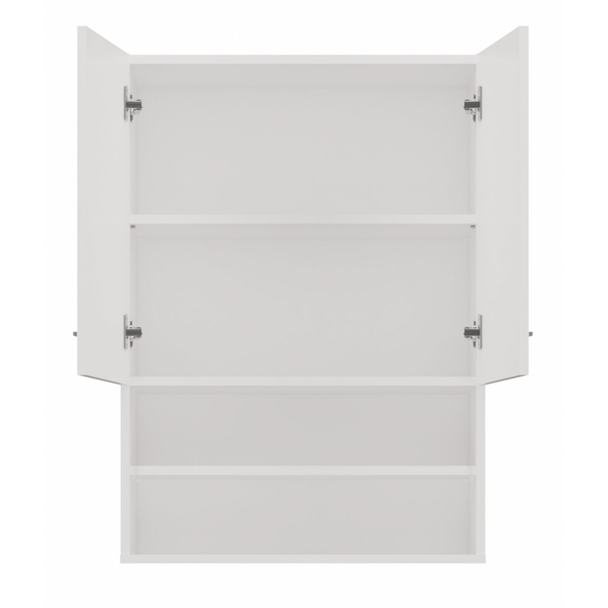 BADEZIMMERSCHRANK Hochglanz Weiß 64/90/30 - Weiß, Holzwerkstoff (64/90/30cm) - RAUMHIRSCH FURNITURE