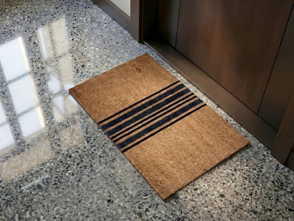 FUSSMATTE Naturfarben 45/75 cm Kokosfasern Togiak - Naturfarben, Textil (45/75cm) - Beliani