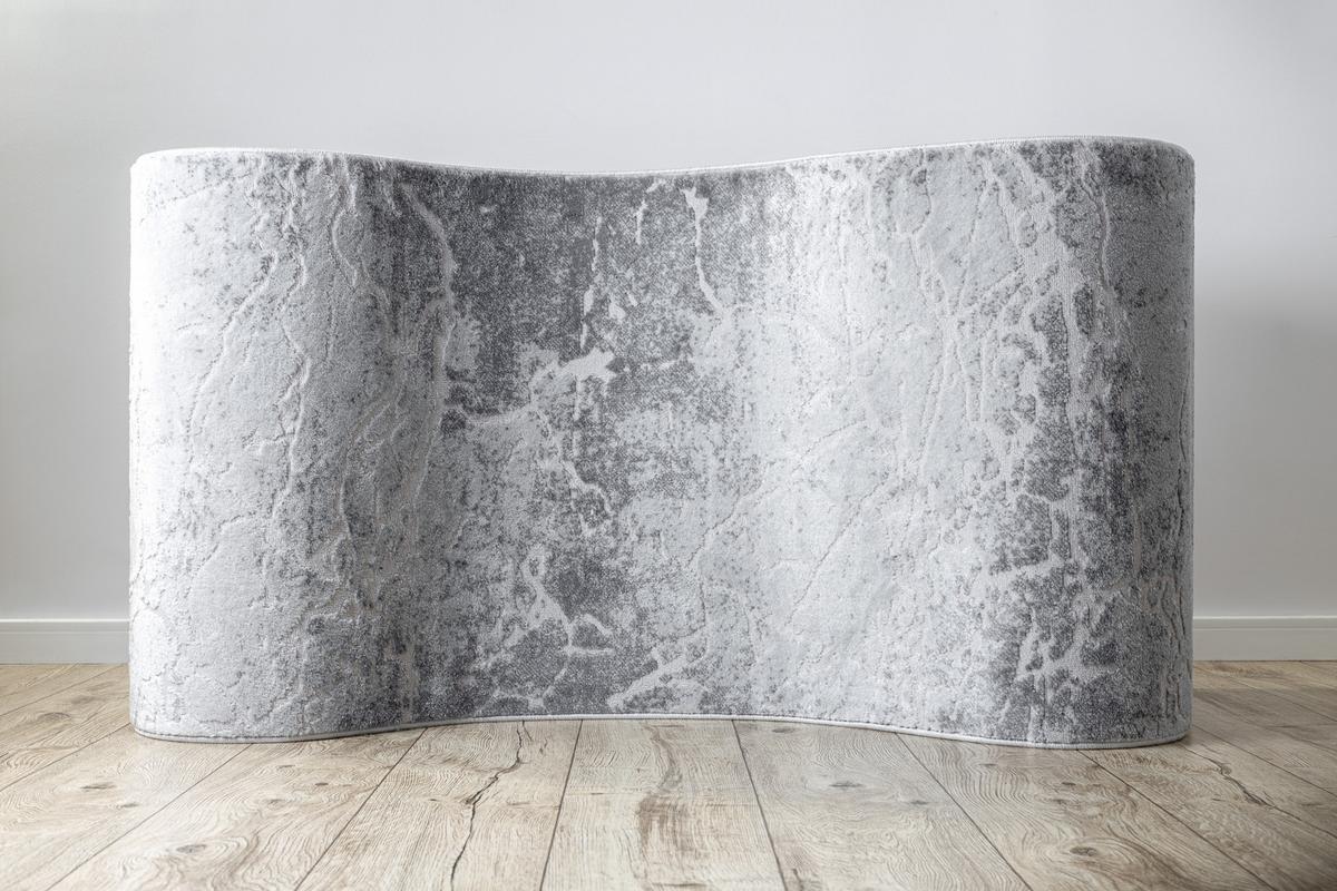 LÄUFER Strukturell MEFE 60/100 cm - Grau, Textil (60/100cm) - rugsX