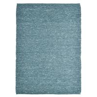 HANDWEBTEPPICH Atlas 40x60 cm - Petrol, Textil (40/60cm) - Rug and Roll