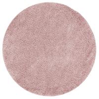 HOCHFLOR LANGFLOR TEPPICH ALOHA RUND - Altrosa, Textil (200/200cm) - Pergamon