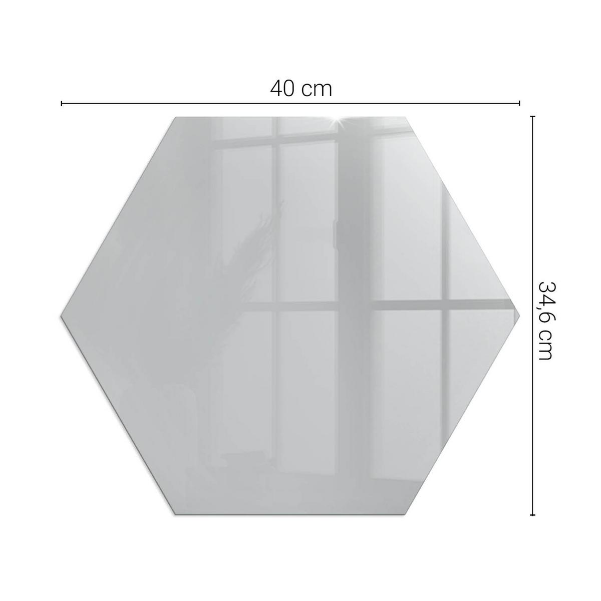 GLASPLATTE für Kamin h40 cm - Grau, Glas (40/40/0.4cm) - TULUP