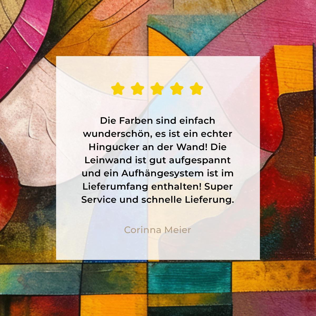 LEINWANDBILD Kunst - Abstrakt - Modern Room Decor 30x40 cm - Gelb, Textil (30/40cm) - MuchoWow