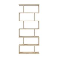 BÜCHERREGAL mit 6 Ebenen H192 cm - Athena - Eiche Artisan, Holzwerkstoff (24/192/80cm) - Calicosy