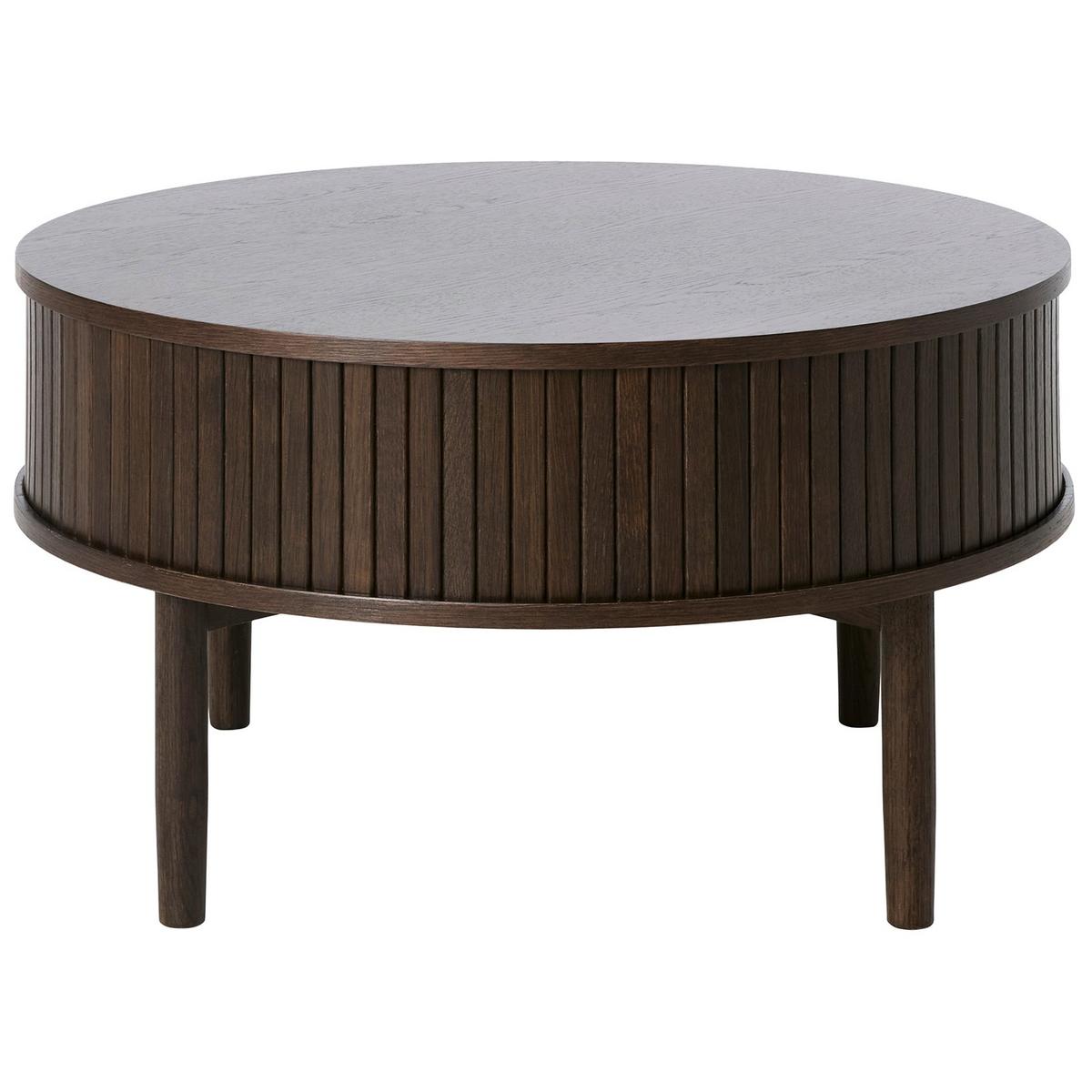 COUCHTISCH Meta 85 cm - Dunkelbraun, Holz/Holzwerkstoff (85/85/45cm) - Selsey