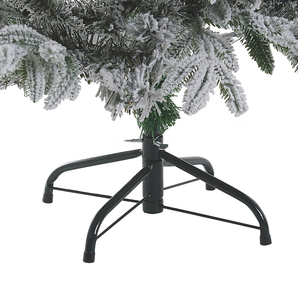WEIHNACHTSBAUM 120 cm Weiß Foraker - Weiß, Kunststoff (120cm) - Beliani