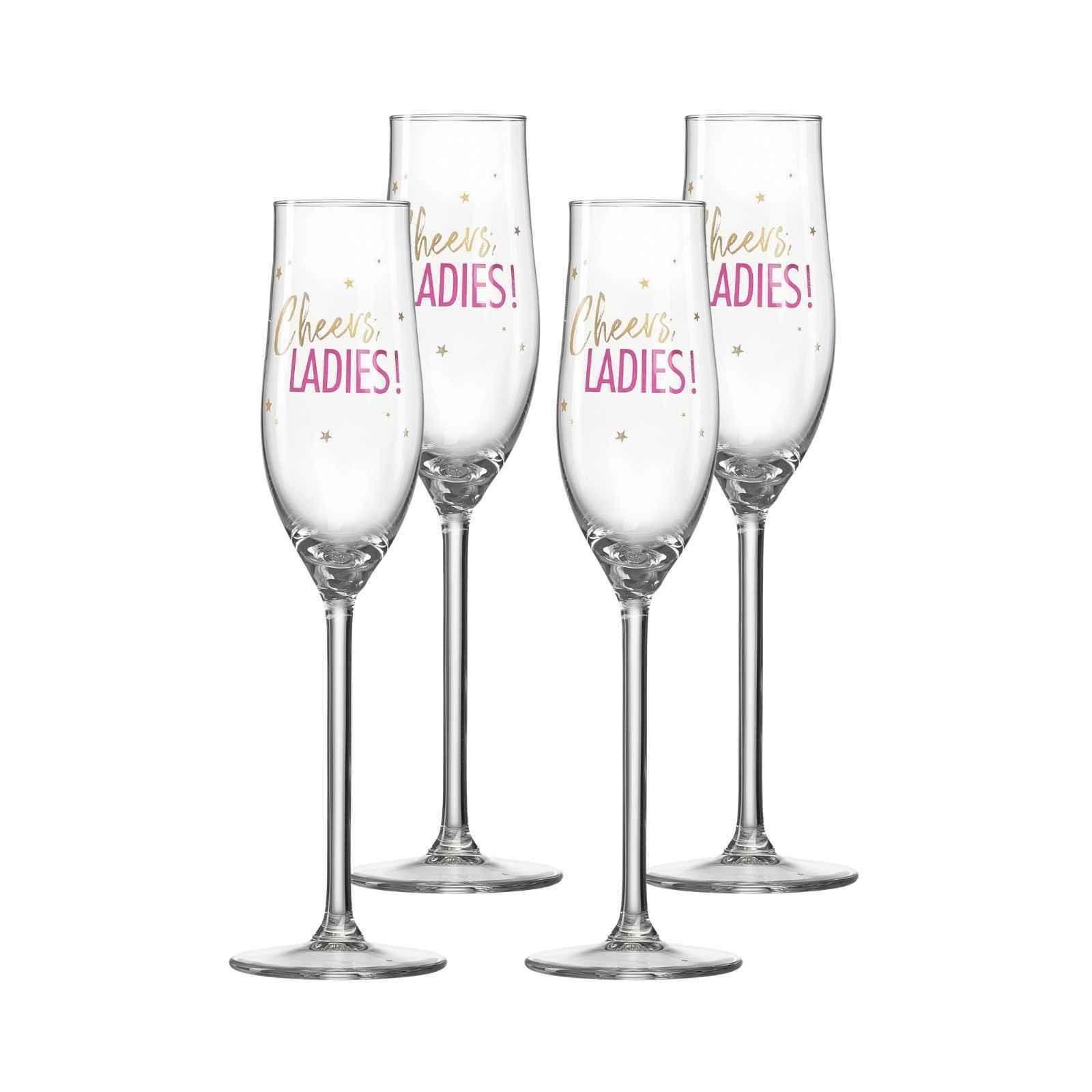 SEKTGLÄSER Mädels transparent 190 ml 4er Set - Transparent, Glas (0.19L) - Ritzenhoff Breker