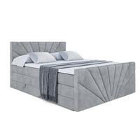 BOXSPRINGBETT MILTIO-Z KING - 140x200 - H3/H4 - Grau - Grau, Holzwerkstoff (140/200cm) - ALTDECOR