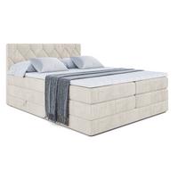 BOXSPRINGBETT CATOR KING - 140x200 - H3/H4 - Creme - Creme, Holzwerkstoff (140/200cm) - ALTDECOR