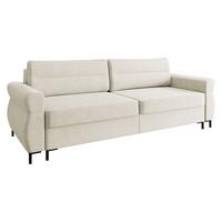 SCHLAFSOFA Berne - Creme/Schwarz, Holz/Kunststoff (238/92/95cm) - MIRJAN24
