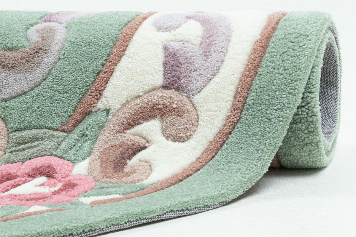 HANDTUFTTEPPICH Ming 190x290 cm - Grün, Textil (190/290cm) - THEKO