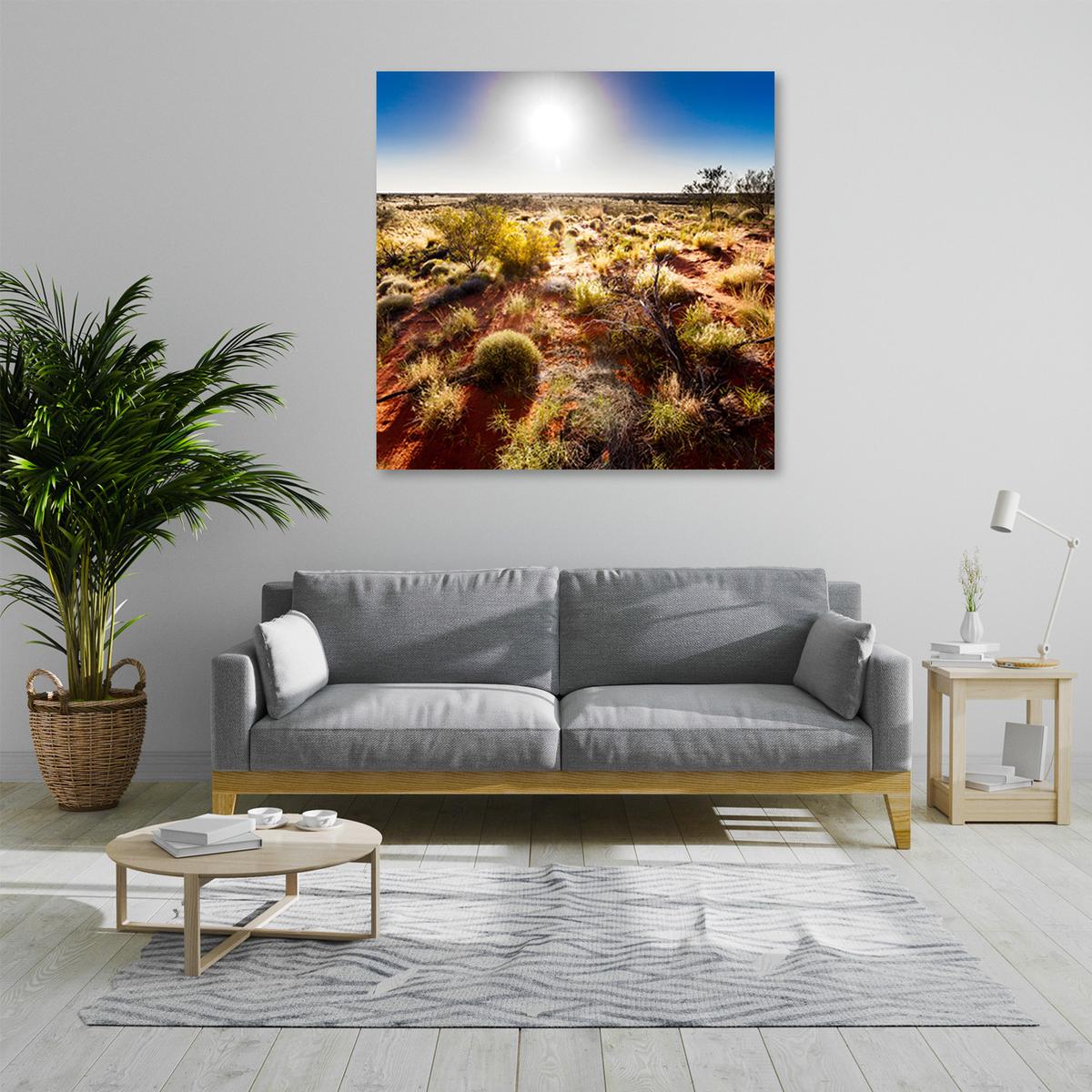 WANDBILD landschaften beige - Beige, Textil (30/30cm) - Feeby