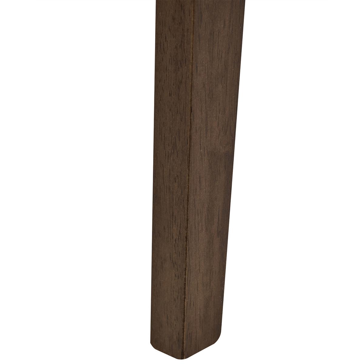 ESSZIMMERSTUHL 2er-Set Holz Dunkelbraun Gorre - Dunkelbraun, Holz (42/75/45cm) - Beliani