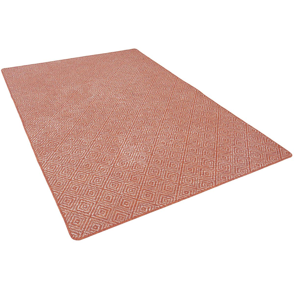 IN- UND OUTDOOR TEPPICH BEIDSEITIG NEWPORT MODERN - Terracotta, Textil (80/400cm) - Snapstyle