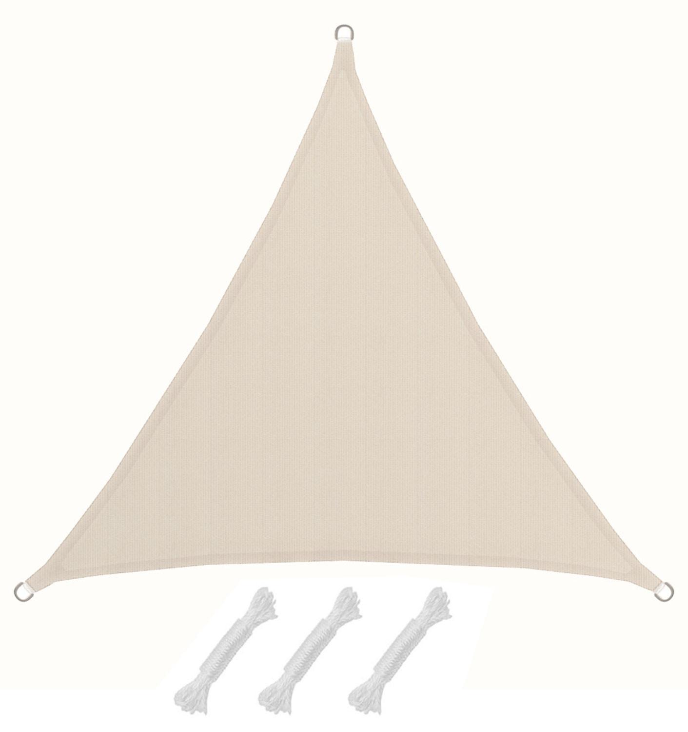 SONNENSEGEL 200/200 cm beige, dreieckig - Beige, Kunststoff (200/200cm) - Amanka