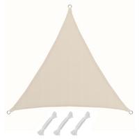 SONNENSEGEL 200/200 cm beige, dreieckig - Beige, Kunststoff (200/200cm) - Amanka
