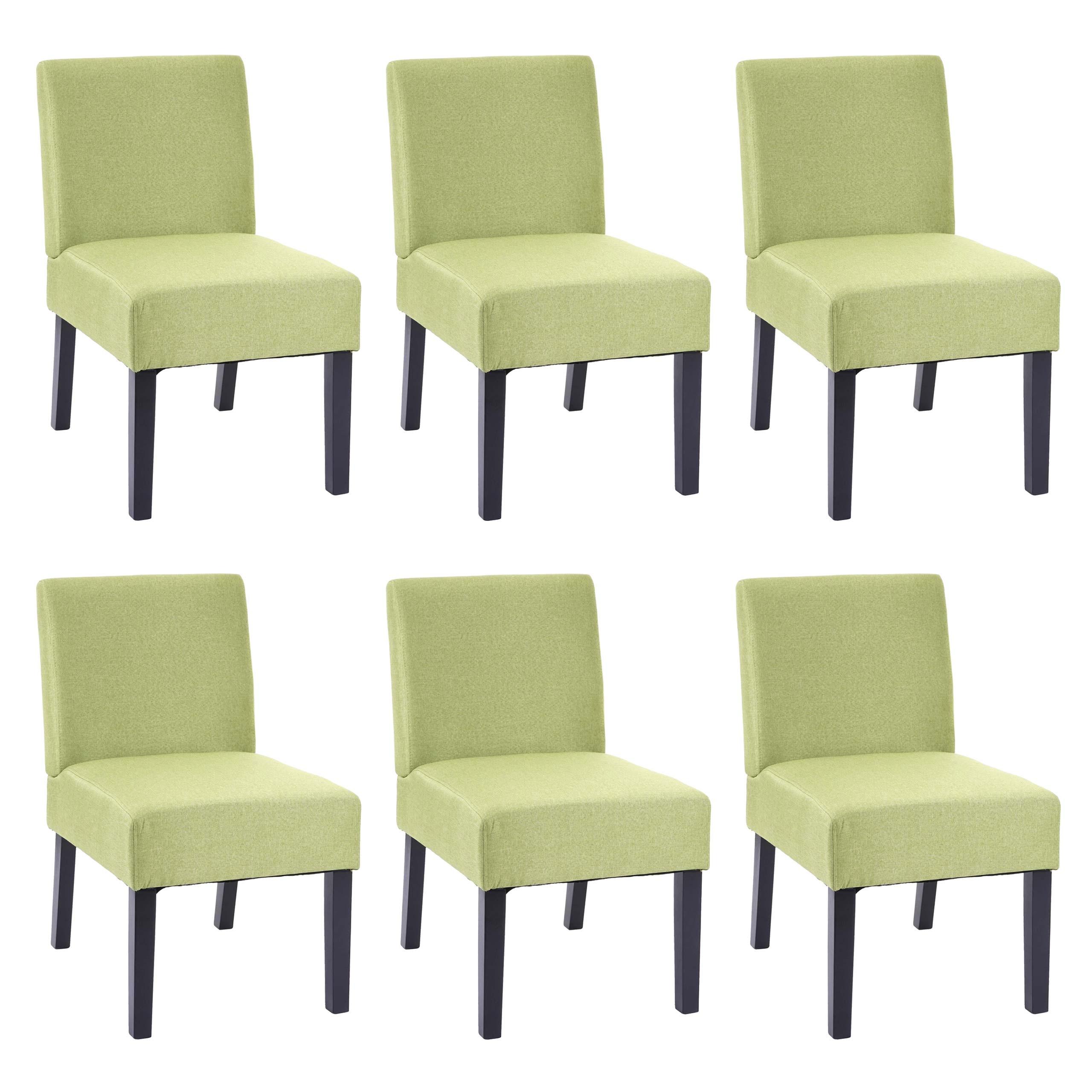 ESSZIMMERSTUHL Grün 6er-Set - Grün, Textil (48/84/64cm) - MCW