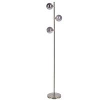 STEHLAMPE Ramis 23/23/154 cm - Silberfarben, Metall (23/23/154cm) - Beliani