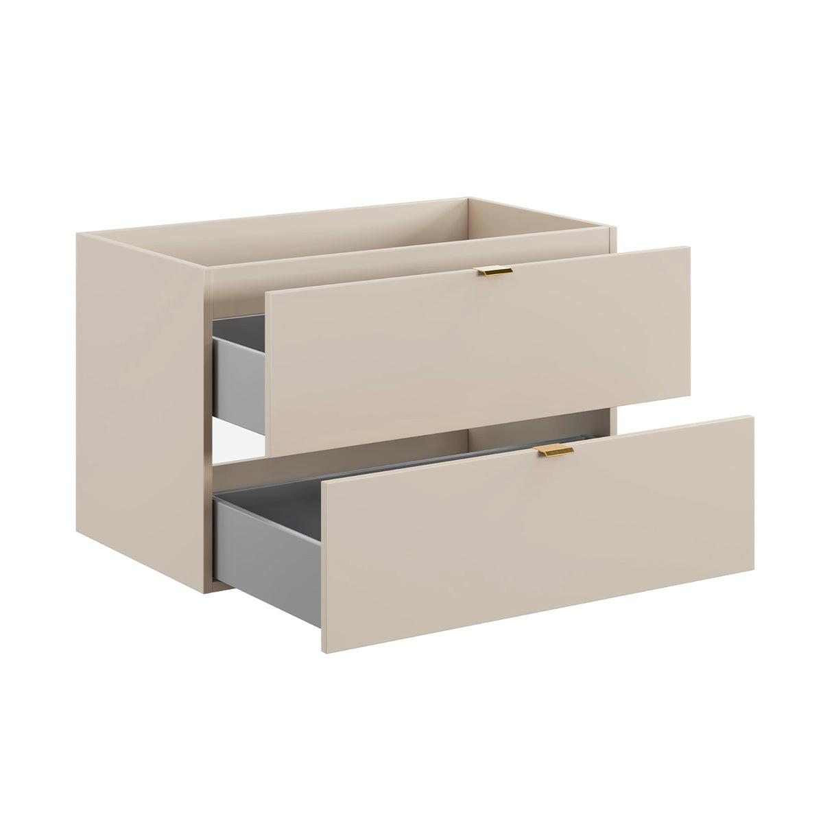 WASCHTISCHUNTERSCHRANK 80.6cm Azel Kaschmir - Beige, Holzwerkstoff (80.6/52/46cm) - Petits-meubles