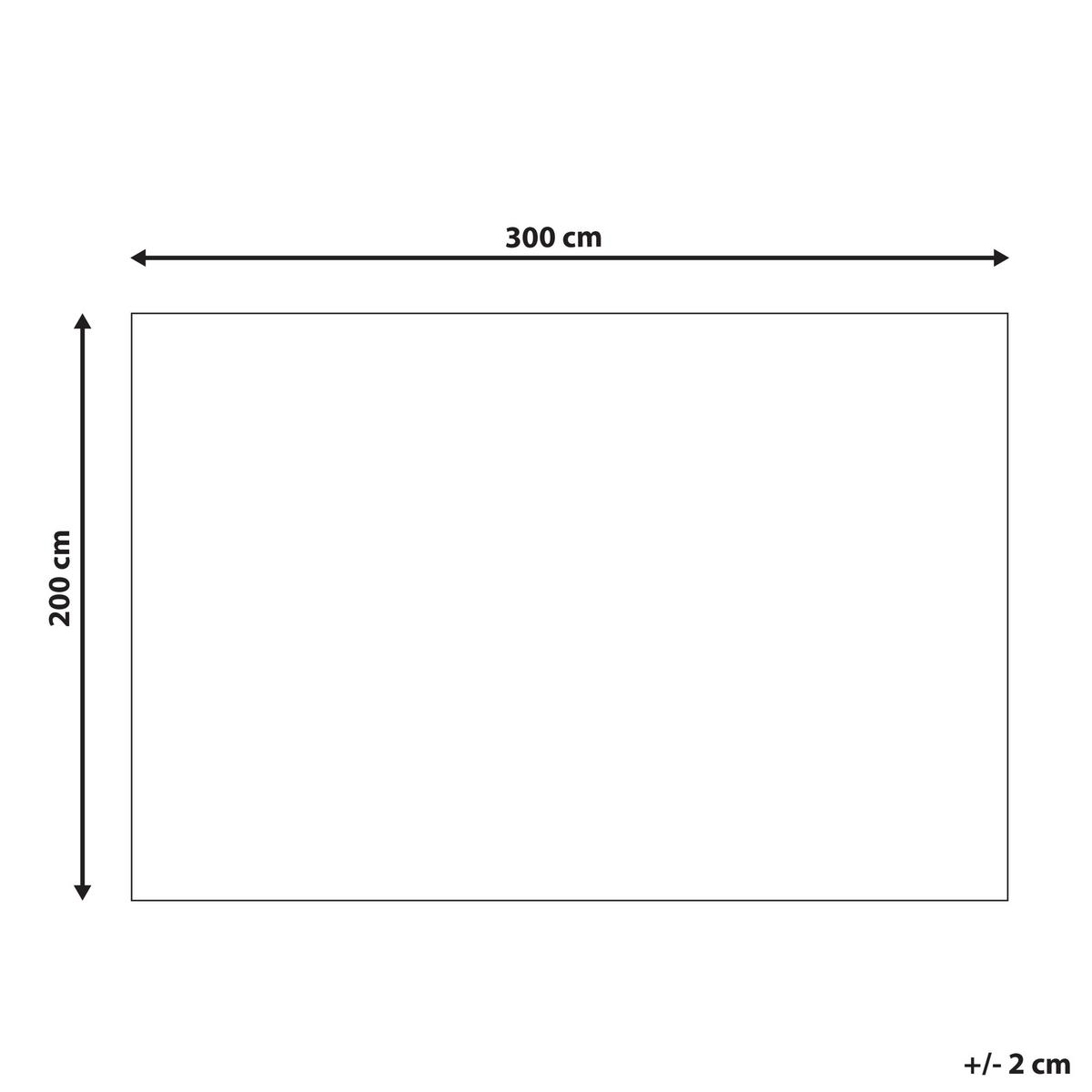 TEPPICH geflochten Ariba 300/200 cm - Beige, Naturmaterialien (200/300cm) - Beliani