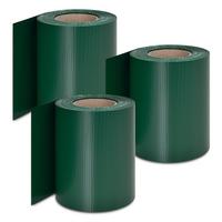 SICHTSCHUTZSTREIFEN grün 3er-Set - Grün, Kunststoff (3500/19cm) - Juskys
