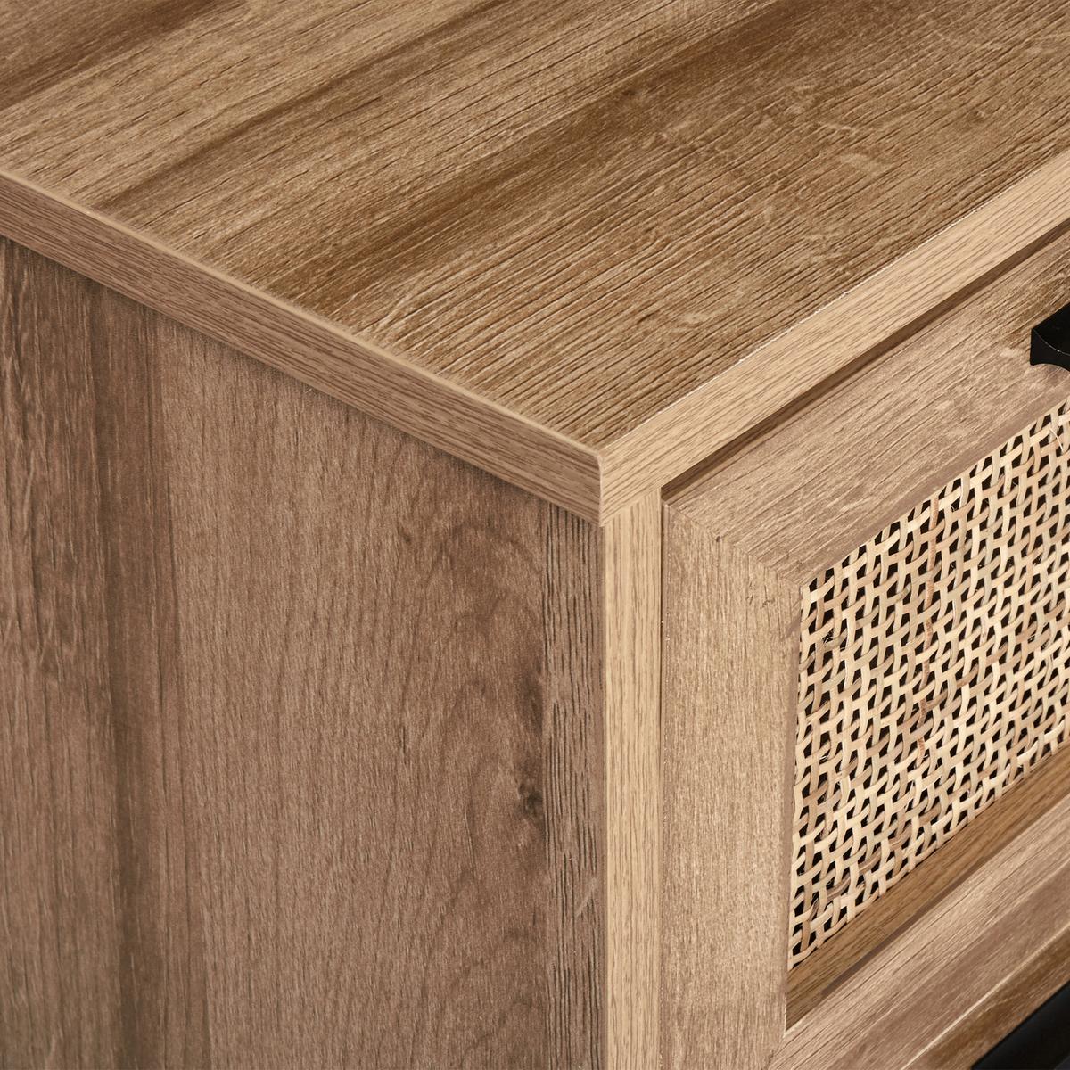 WASCHBECKENUNTERSCHRANK 60 cm Hellbraun Rosell - Naturfarben, Holzwerkstoff (60/60/40cm) - Beliani